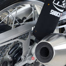 R&G Racing Brushed steel Chain Guard Triumph Thruxton Silver