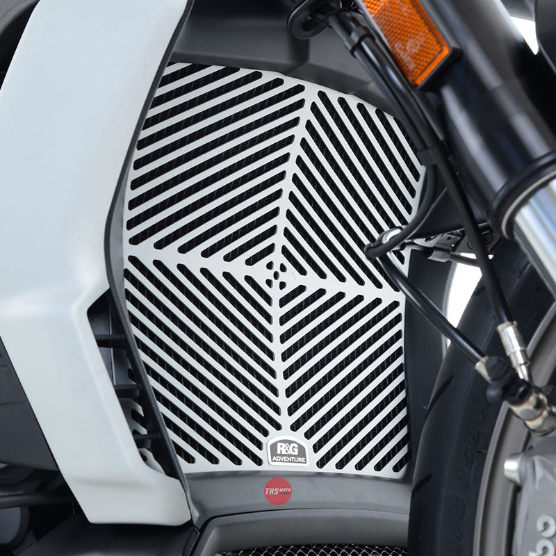 R&G Racing Radiator Guard Ducati Silver