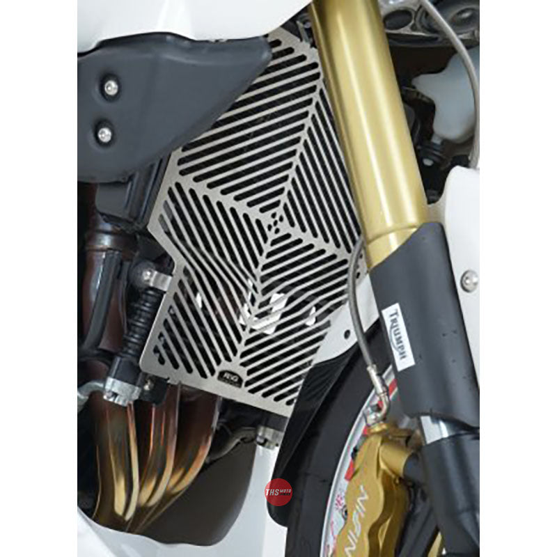 R&G Stainless Steel Radiator and Oil Cooler Guard Triumph Tiger 1050 a Stainless