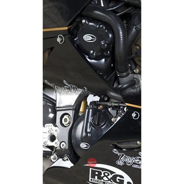 R&G Engine Case Cover Kit Kawasaki ZX10R Black