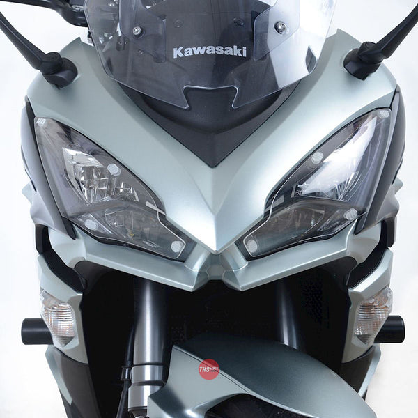 R&G Racing Headlight Shields pair Kawasaki Z1000SX 17- Clear