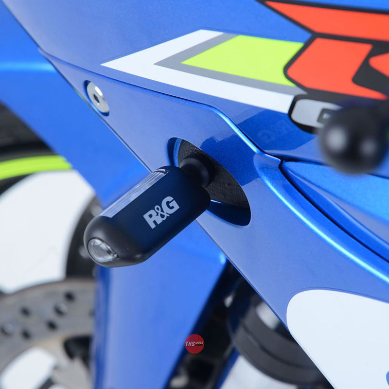 R&G Racing Fr Ind Adapt for Suzuki GSX-R1000R 17-use Micro Ind Black