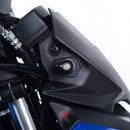 R&G Racing Fr or Rr Ind Adapters GSXS125 Use with Micro Indicators Black