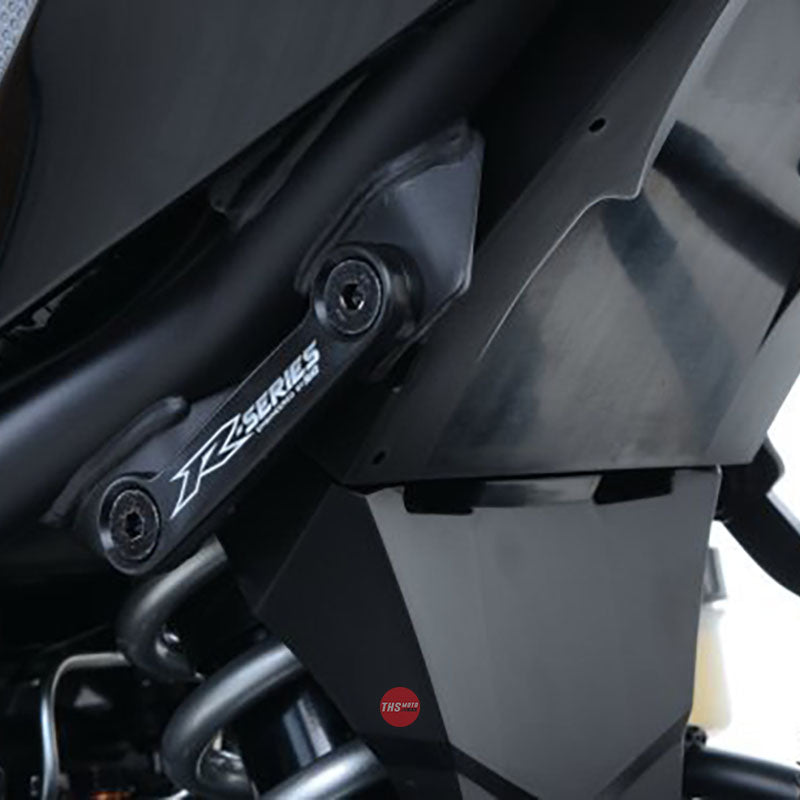 R&G Racing Rear Footrest Plate left side Yamaha YZF-R25 Black