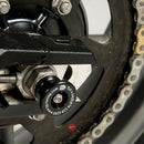 R&G Spindle Sliders the Triumph Tiger 800 & XC 11- / XCX & XRX 15- / XCA Black