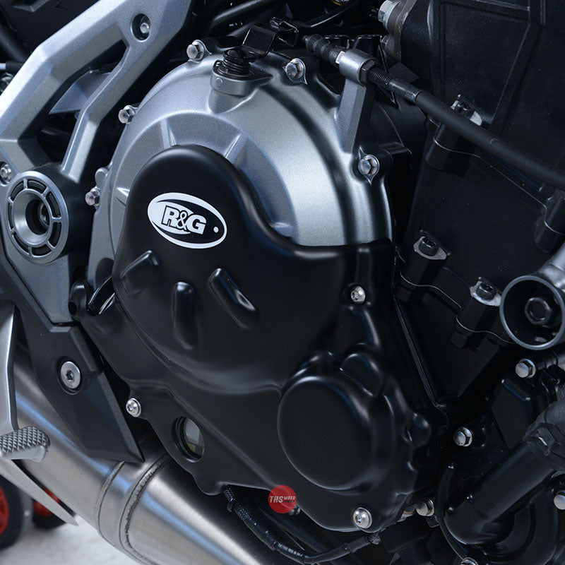 R&G Racing Slash Cut Engine Case Cover Z650 17- Ninja 650 17- RHS Black
