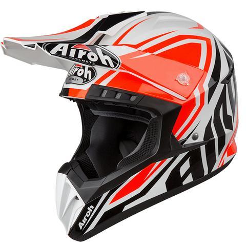 Airoh Helmet Impact Orange Gloss Switch Off-Road Size XL