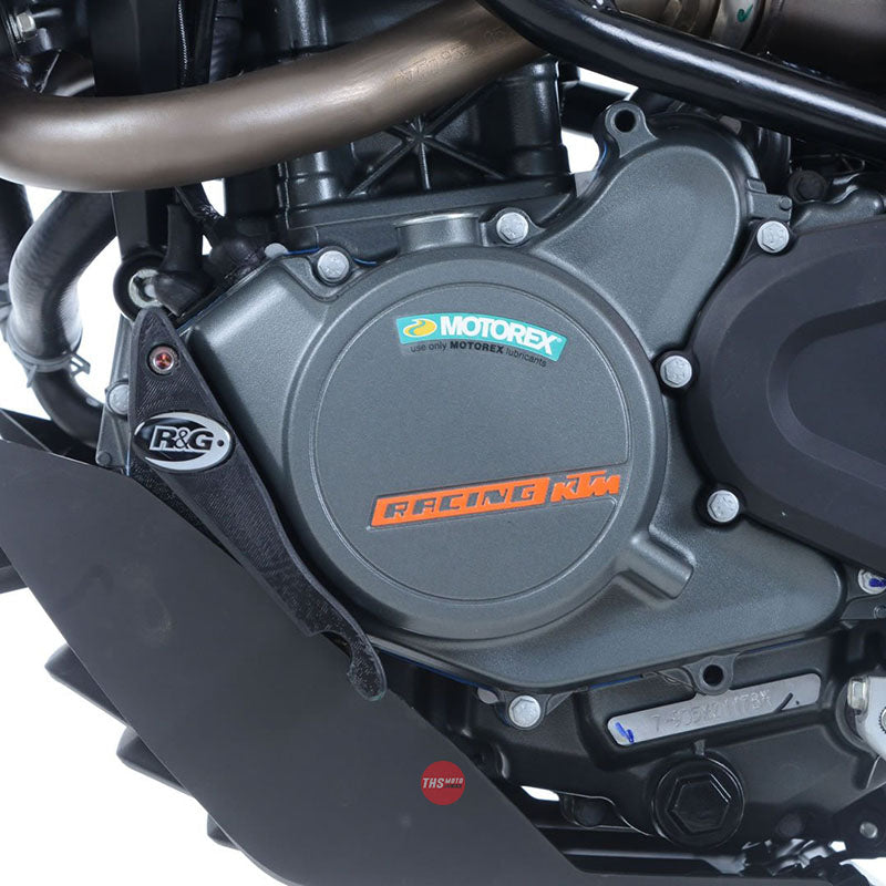 R&G Racing Engine Case Slider LHS KTM 125 Duke 17- Black