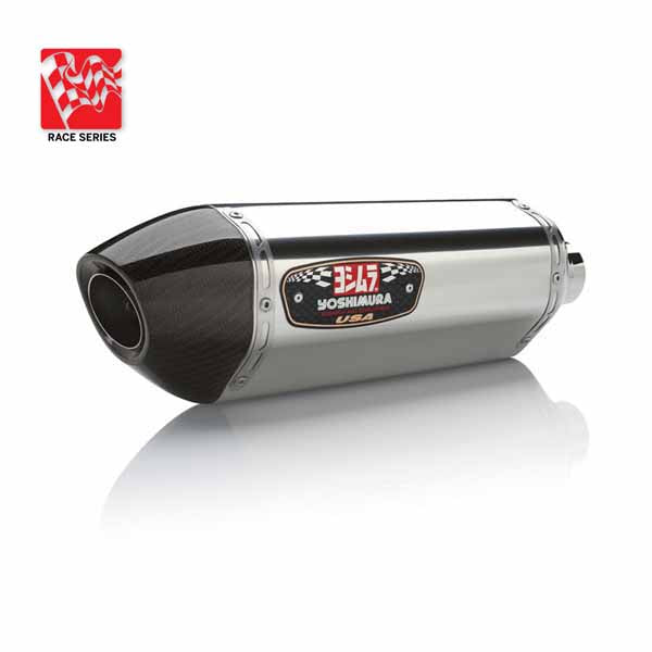 YM-123002J520 - Yoshimura Race R-77 stainless/stainless/carbon fibre slip on for 2015-2016 Honda CBR300R