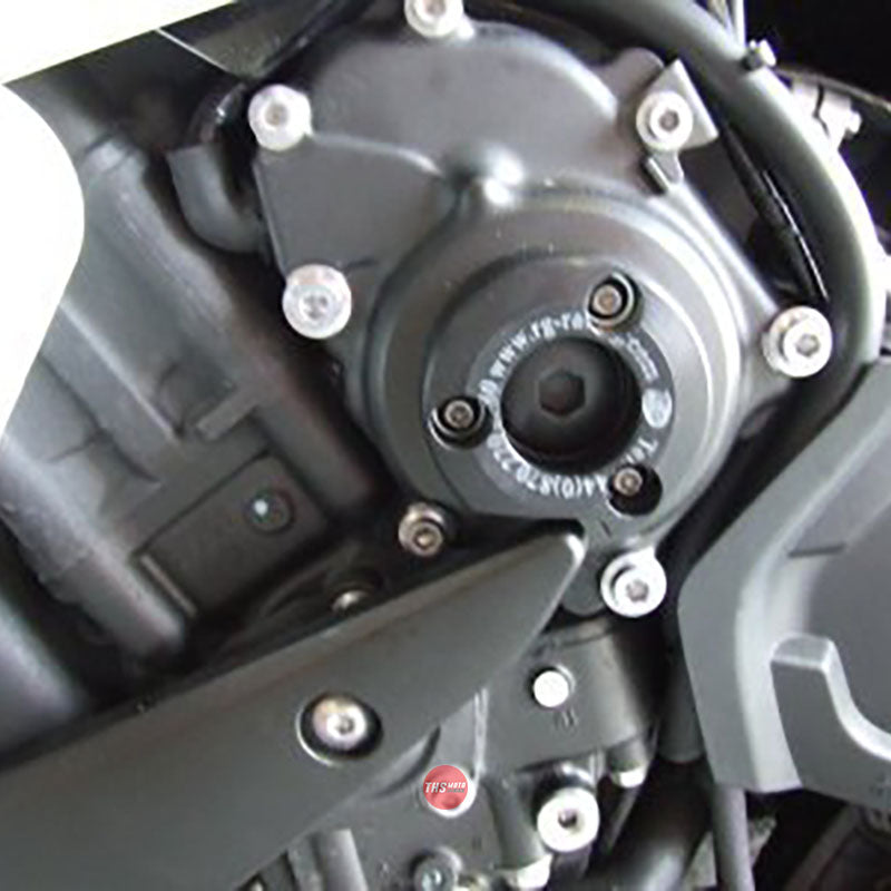 R&G Racing Engine Case Slider LHS Yamaha Black ECS0032BK