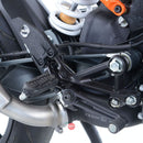 R&G Racing KTM 125 Duke 17- Boot Guard 2-piece kit