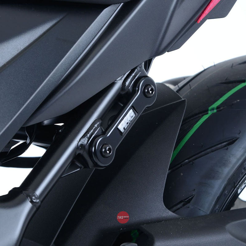 R&G Racing Rear Footrest Plate left side Suzuki GSR750 11- Black