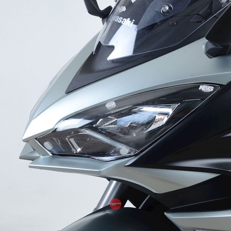 R&G Racing Headlight Shields pair Kawasaki Z1000SX 17- Clear