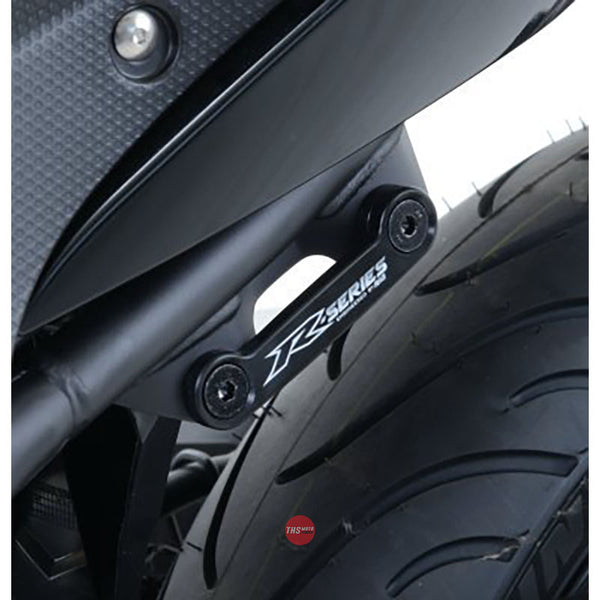 R&G Racing Rear Footrest Plate left side Yamaha YZF-R25 Black