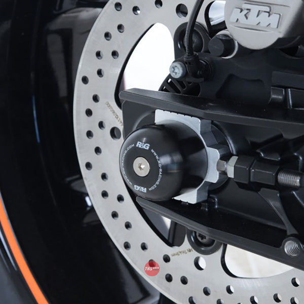 R&G Swingarm Protectors the KTM 790 DUKE 18-, 790 Adventure 19- & 890 Du Black