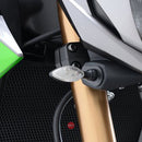 R&G Front Indicator Adapter Kit the Kawasaki Ninja 250 Z1000 14-, Z125, Z Black