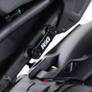 R&G Racing Rear Footrest Plate pair Yamaha MT-10 Black