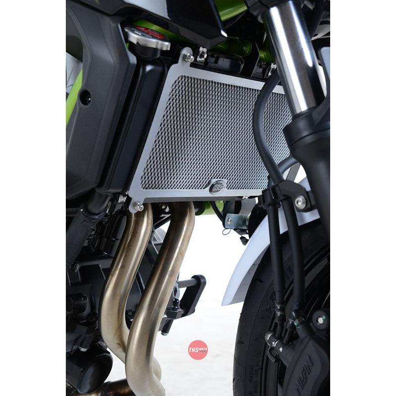 R&G Radiator Guard Kawasaki Z650 17- and Ninja 650 17 Titanium