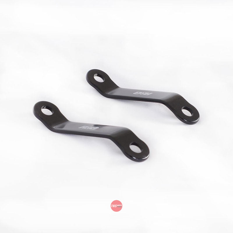 R&G Racing Rear Footrest Plate pair Suzuki GSX1000 Katana 19- Black