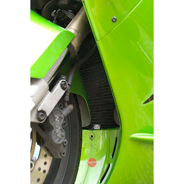 R&G Radiator Guards Kawasaki ZX12R 02-06 Titanium