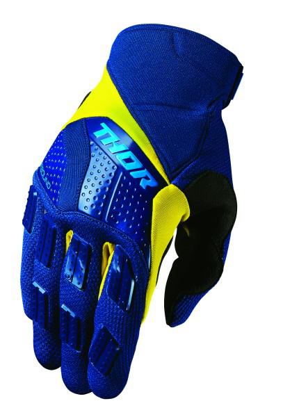 Thor Gloves S17 Rebound L Navy Yellow Large