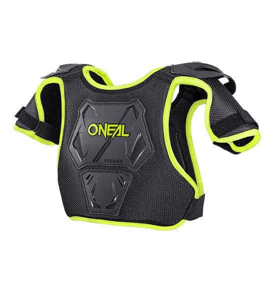 Oneal PEEWEE Neon Yellow Size Youth Medium/Large Body Armour