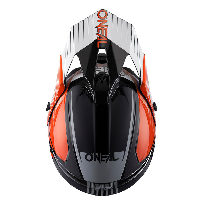 Oneal 1SRS Stream Black Orange Off Road Helmet Size Youth Medium 49 50cm