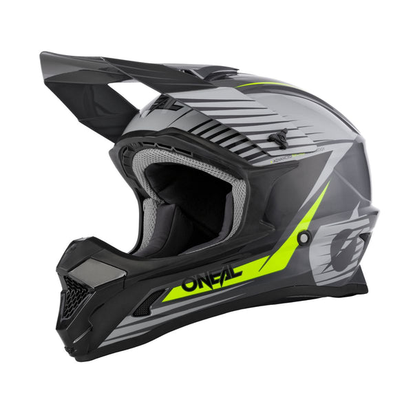O'Neal 1SRS Stream 21 1SR Gy Neon Yellow Youth Large 51 52cm Helmet