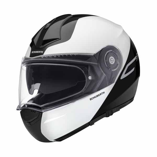 Schuberth C3 Pro Helmet Split White Large 58cm 59cm