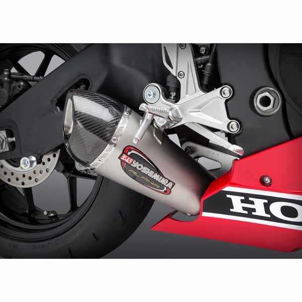 YM-12202AP520 - Yoshimura Race Series stainless/stainless/carbon fibre ALPHA T full system in Works Finish for 2017 Honda CBR1000RR/SP/SP2