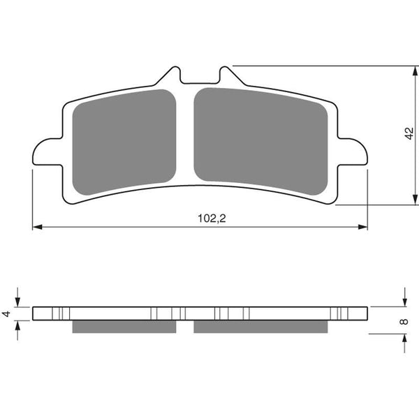 PREMIER BRAKE PADS HI-PERF SINT