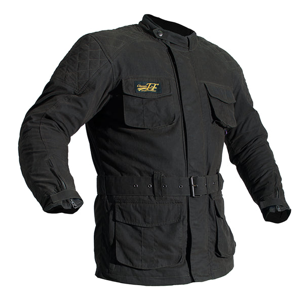 RST Classic TT Wax 2 Textile Jacket Black 50 3XL Size
