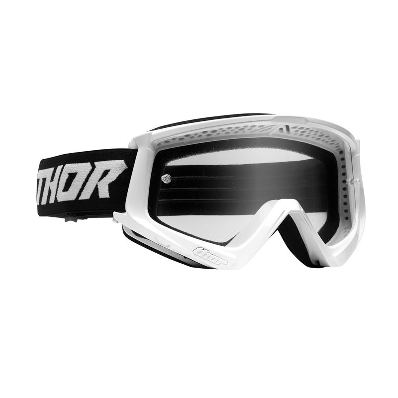 Thor Mx Goggles S22 Youth Combat White Black