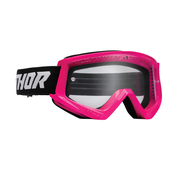 Thor Mx Goggles S22 Youth Combat Fluro Pink/Black