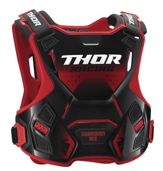 Thor Chest Protector MX Child Guardian Red 2XS XS {suits most riders 18-27kg}