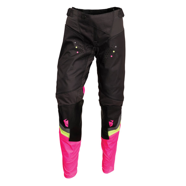 Thor Mx Pant S24 Pulse Women Rev Charcoal/Pink Size 7/8