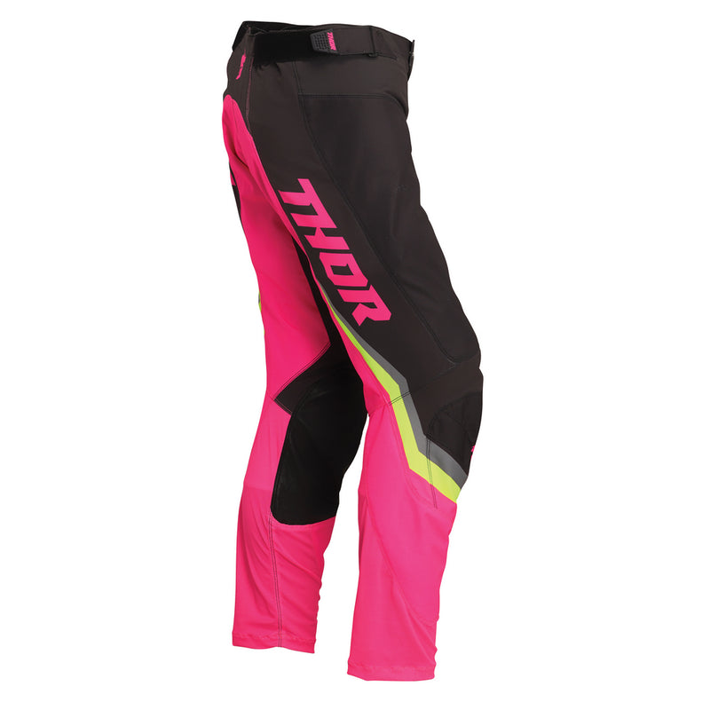 Thor Mx Pant S24 Pulse Women Rev Charcoal/Pink Size 13/14