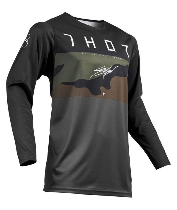Thor Jersey S19 Prime Pro Fighter S Charcoal Camo Small