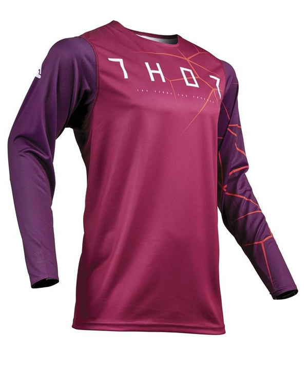 Thor Jersey S19 Pro Infection Prime Maroon Red Orange XL