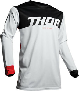 Thor Jersey Pulse Air S19S White Red Fully Vented XL