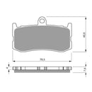 PREMIER BRAKE PADS HI-PERF SINT TRI Daytona 675 Fnt 09-