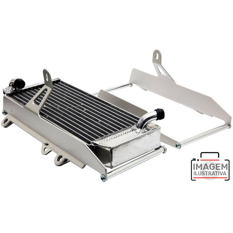 Crosspro Radiator Brace Silver Kawasaki Kx250F 10-16