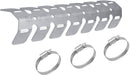 Crosspro Pipe Guard 4T 4 Stroke Universal Silver ( Exhaust Clamps Hold Protector Directly On The Header )