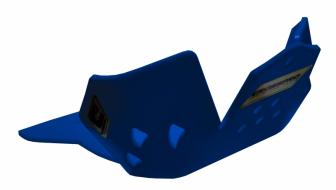 Crosspro Skid Plate EC DTC Enduro Plastic WR250F 07-14 Blue