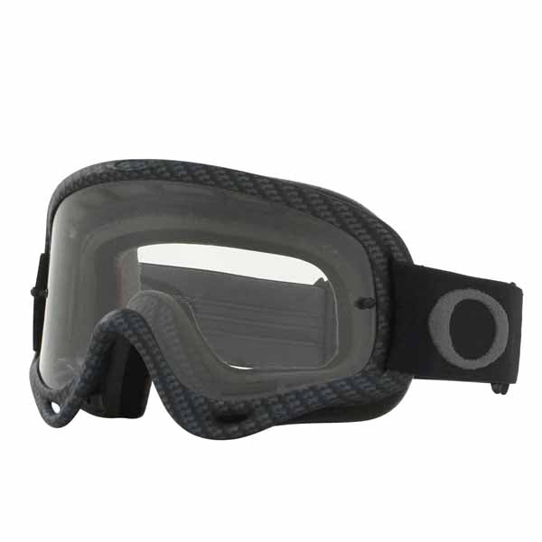 OA-OO7029-55 - Oakley O Frame MX goggles in matte carbon fibre frame with clear lens