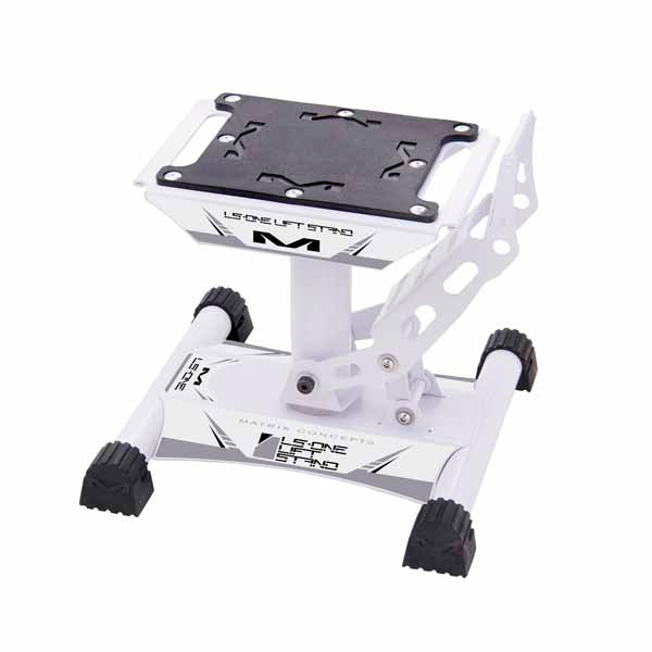 The Matrix LS1 Lift Stand is the stand for everyone from mini rider to the everyday rider to the professional rider. It is easy to transport and store. - Pictured is the white stand - MC-LS1-100