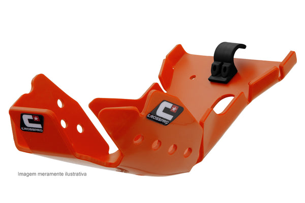 Crosspro Skid Plate DTC Enduro Plastic KTM 450EXCF 500EXCF 500XCFW 2020 Orange