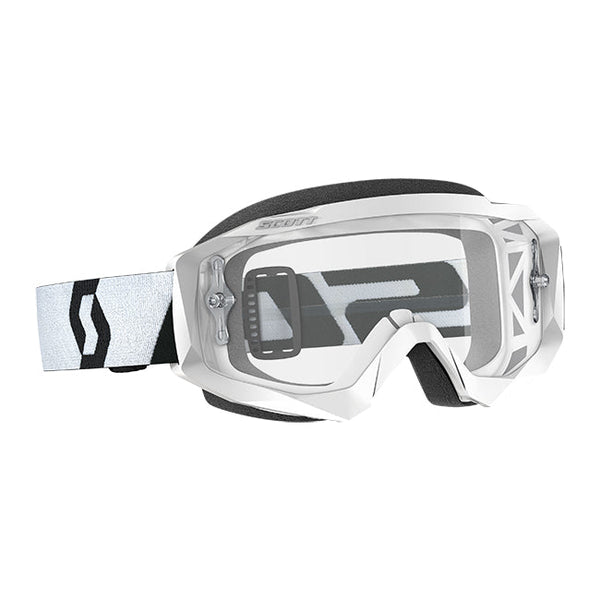 Scott Hustle X Mx Goggle White/blac K Clear Works Lens