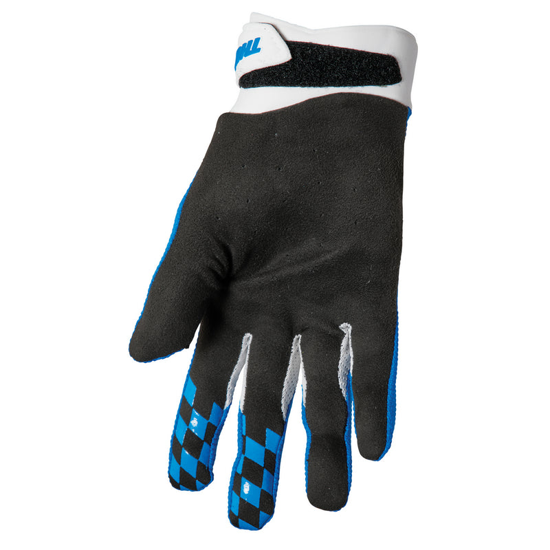 Thor Draft Blue White Off Road Gloves Size XL