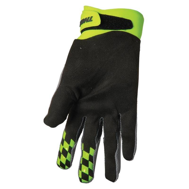 Thor  Draft Grey Acid Off Road Gloves Size Small